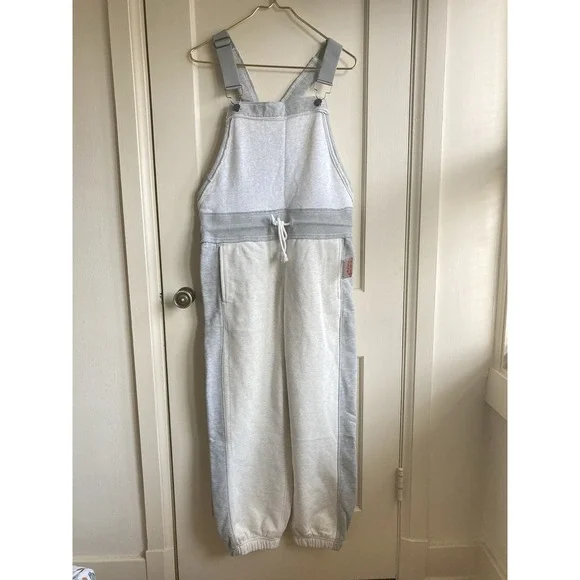 Free People Movement Making It Athleisure Overalls Women's XS Heather Grey - Picture 2 of 8